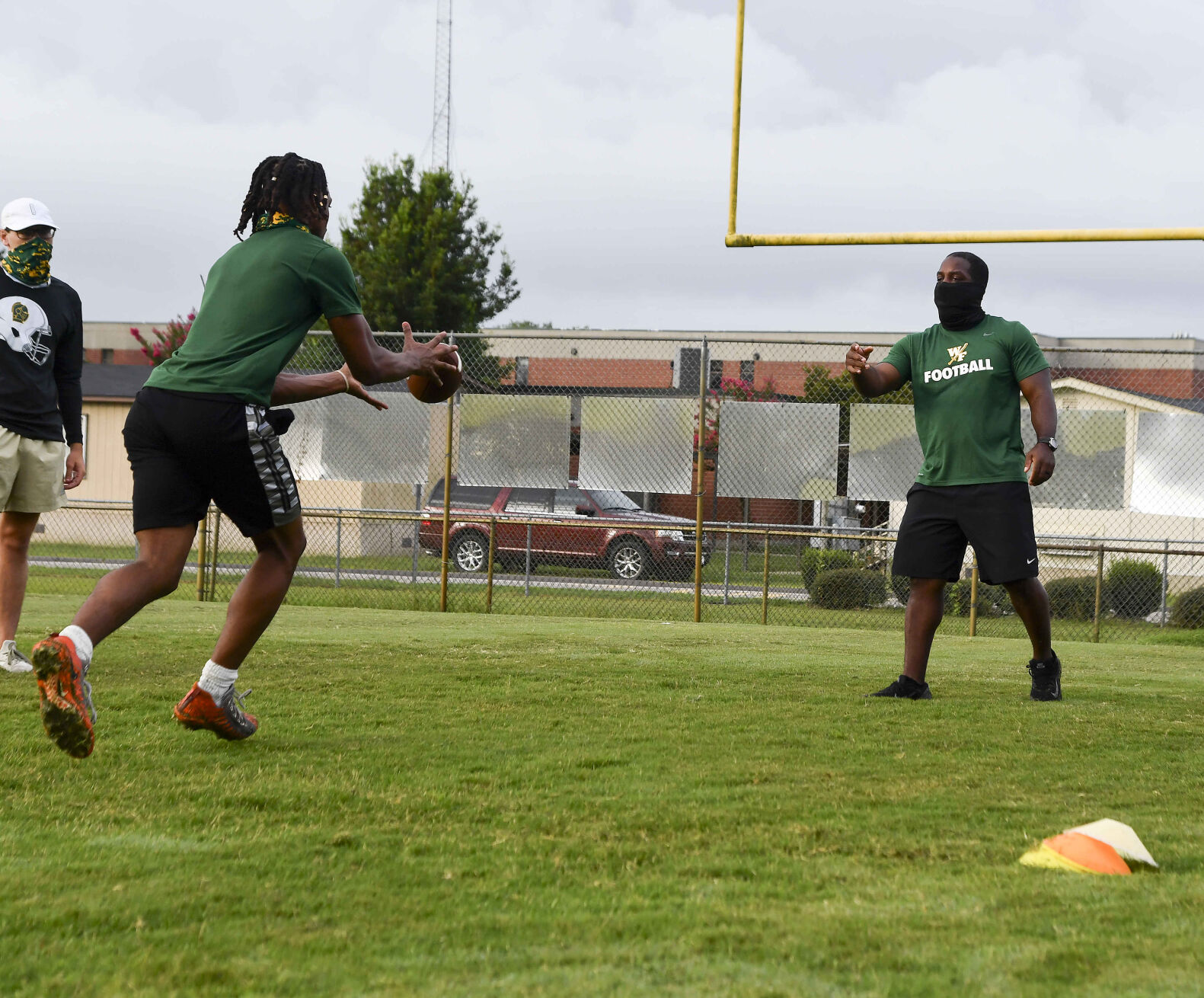 West Florence High School football practice